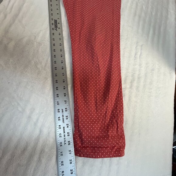 AG Adriano Goldschmied Womens The Stevie Ankle Slim Straight Leg Pants 32R Red - Picture 11 of 11